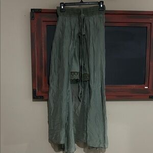 Chic Olive Women's Maxi Skirt
